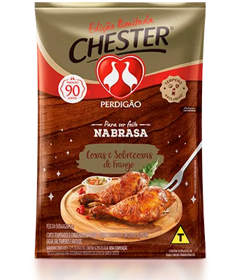 Coxa e Sobrecoxa Chester® Na Brasa